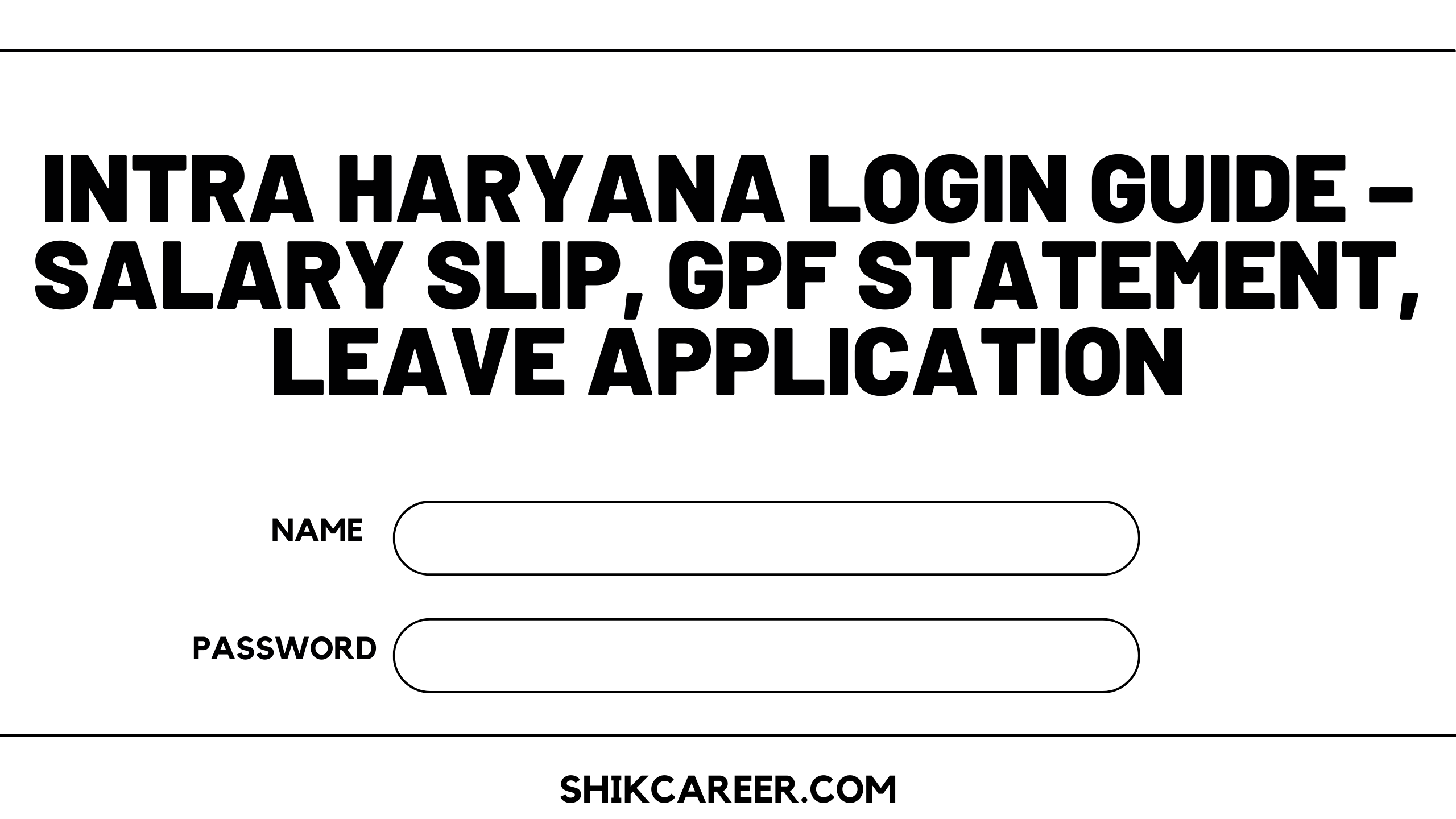 Intra Haryana Login